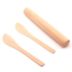 wood kids' DIY utensil set