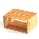 bamboo tissue holder