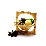 bamboo folding fruit basket