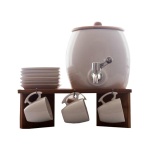 coffee pot & cups set