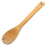 bamboo salad server, salad spoon